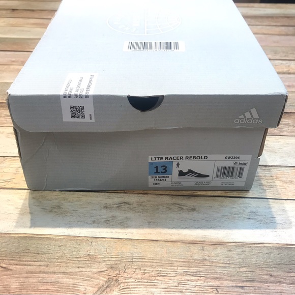 Adidas Men's Lite Racer Rebold Athletic Shoes - Picture 6 of 7